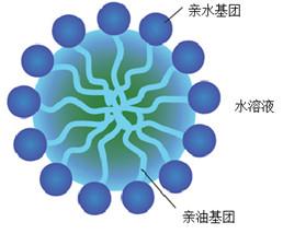 表面活性劑分子結構圖